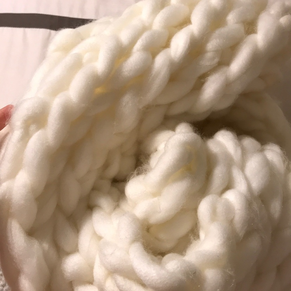 Fluffy Free People braided scarf
